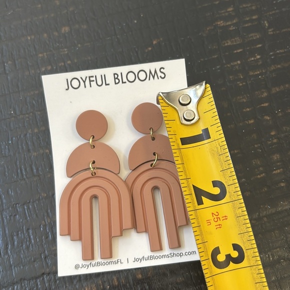 🎈4 LISTINGS FOR $20 Rainbow earrings | drop earnings | geometric earrings - Picture 6 of 7